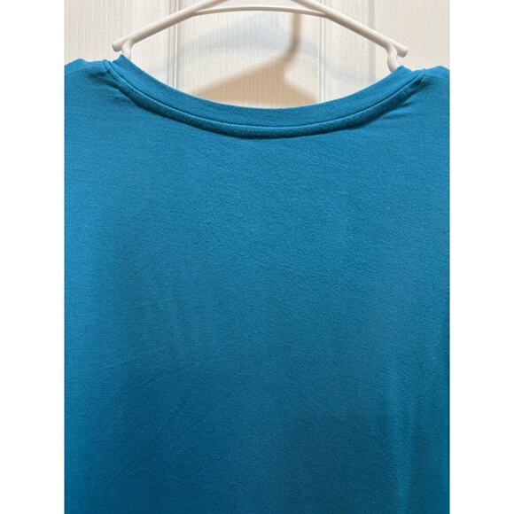 Soft Surroundings Women XS Madeline Layered Teal Tunic Casual Chic Oversized - Picture 6 of 8
